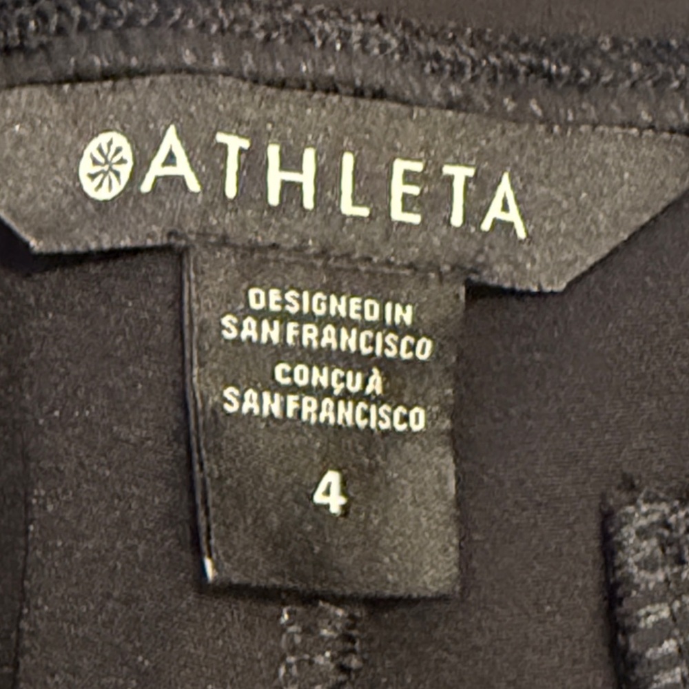 NWT Athleta Endless High Rise Pant Black Size 4 - Picture 10 of 16